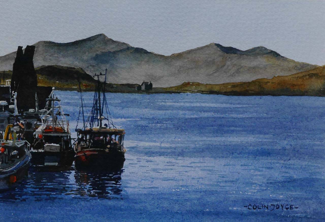fishing boats Oban Scotland