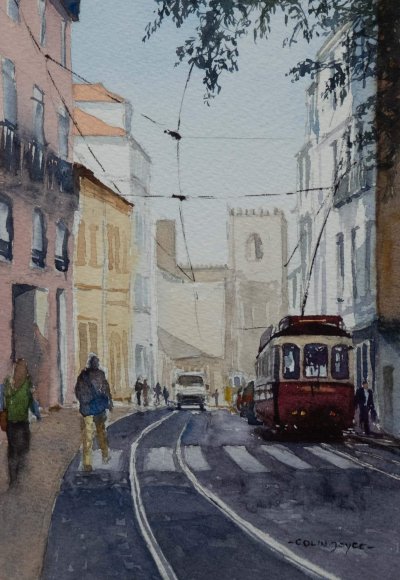 City street Lisbon